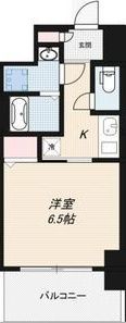LUMINOUS天王寺舟橋の間取り画像