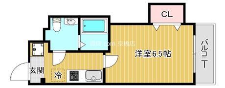 ソレアード京橋の間取り画像