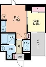 ライブガーデン新大阪の間取り画像