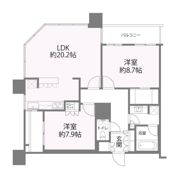 The Kitahamaの間取り画像