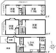 安立2丁目戸建の間取り画像