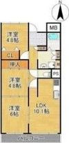 グランデージ住之江の間取り画像