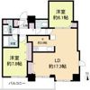クロスレジデンス大阪新町の間取り画像