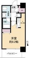 クロスレジデンス大阪新町の間取り画像