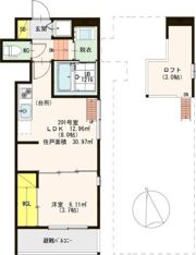 ハーモニーテラス西加賀屋の間取り画像