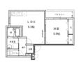 フジパレス加賀屋I番館の間取り画像