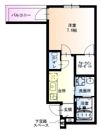 フジパレス中加賀屋V番館の間取り画像