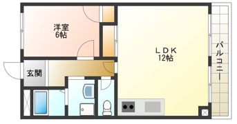 プリンストン布施の間取り画像