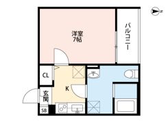 Schaf18（シャーフエイティーン）の間取り画像