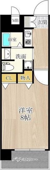 アスリート新大阪IIの間取り画像