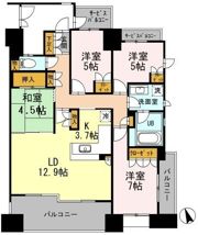 カスタリア上町台の間取り画像