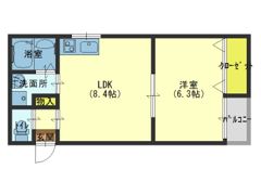 レクラン小路東の間取り画像