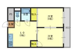 アーデル北巽の間取り画像
