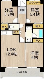 ボヌール御崎の間取り画像