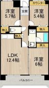 ボヌール御崎の間取り画像