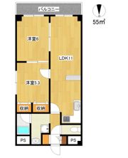 ジオナ松屋町の間取り画像