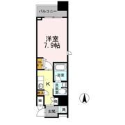 カスタリア堺筋本町の間取り画像