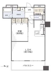 プレサンスレジェンド堺筋本町タワーの間取り画像