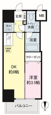 イグレック南本町の間取り画像