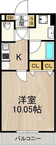 Lasante京橋（旧:エスティメゾン京橋）の間取り画像