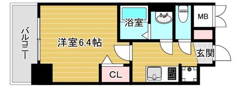 N＇sマンション都島の間取り画像
