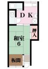 天下茶屋東アパートの間取り画像