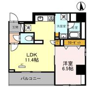 HABITAT平野（ハビタットヒラノ）の間取り画像