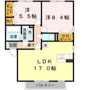 スカイフィールド B棟の間取り画像