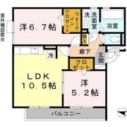 セジュール ピアの間取り画像