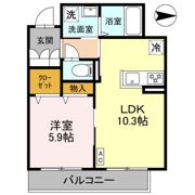 ブルーメ平野西の間取り画像
