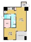 ルクレ堺筋本町レジデンスの間取り画像