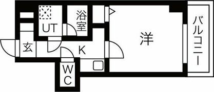 ファステート難波SOUTHベックの間取り画像