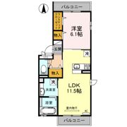 D-room駒川中野の間取り画像