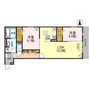 Futawa美章園の間取り画像
