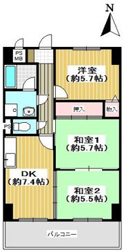 ルミエール花園の間取り画像