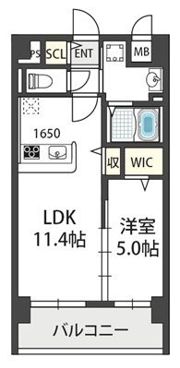 グランパシフィック花園Luxeの間取り画像