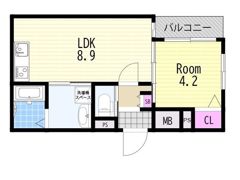 AIA難波南の間取り画像