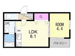AIA難波南の間取り画像