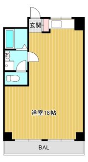 レジデンス鶴美の間取り画像
