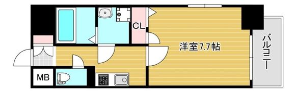 エスリード北浜EASTの間取り画像