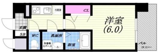 クレアグレイス岸里の間取り画像