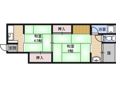 千本北1丁目 文化の間取り画像