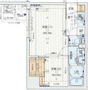 プレミアムコート谷町4丁目の間取り画像