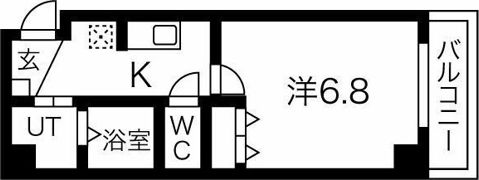 メルベージュ玉出中の間取り画像
