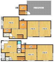 城東区鴫野西1丁目一戸建ての間取り画像