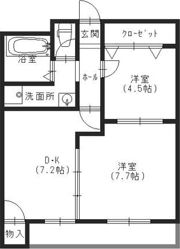 平野フラワーハイツの間取り画像