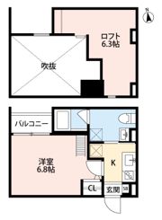 WISTERIA R＆T（ウィステリア アールアンドティー）の間取り画像