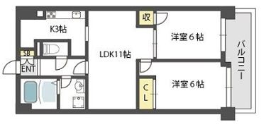 スタシオン鴫の間取り画像