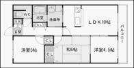 ディアコート喜連東の間取り画像