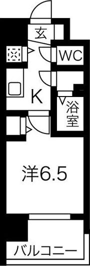 ファステート蒲生公園アペルザの間取り画像